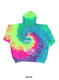 Oversized Highest Act Neon Tie Dye Hoodie  [VAULT]