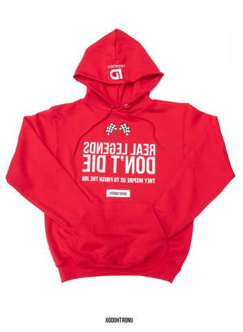 The Legends Hoodie ft. Champion- Red (Glow In The Dark logos!) [VAULT]