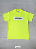 XODOHTRONU Front Stamped Tee Neon