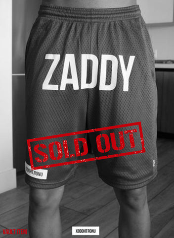 ZADDY Front Stamped Shorts Royal [VAULT]