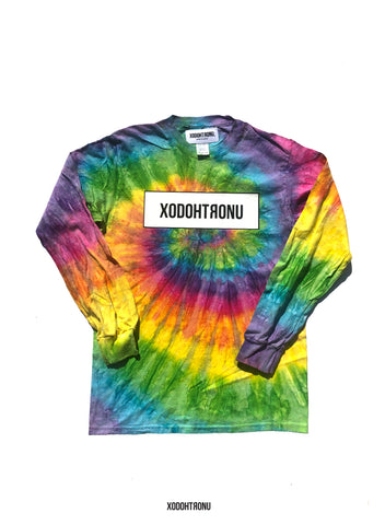 XODOHTRONU The Logos Long Tie Dye Sleeve Tee  [VAULT]