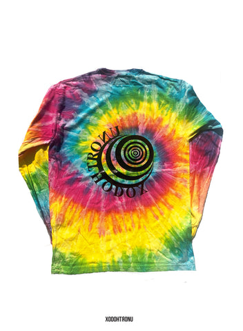 XODOHTRONU The Logos Long Tie Dye Sleeve Tee  [VAULT]