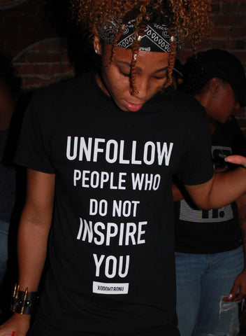 Unfollow Tee Noir [Vault]