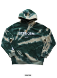 BT- XU Meditate Forrest Reverse Tie dye Hoodie [GEN 2]