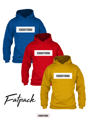 RYB Primary Color Hoodies [Fatpack Only (ALL 3 COLOR HOODIES INCLUDED )]