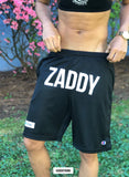 ZADDY Front Stamped Shorts Noir [VAULT]