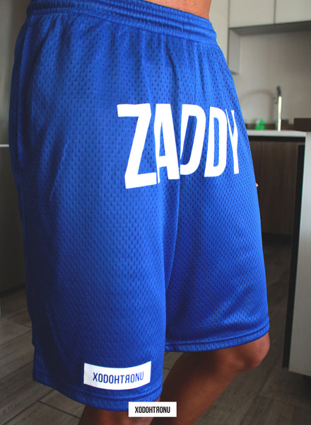 ZADDY Front Stamped Shorts Royal [VAULT]