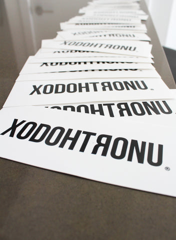 XODOHTRONU Word Logo Decorative Stickers [GEN 1]