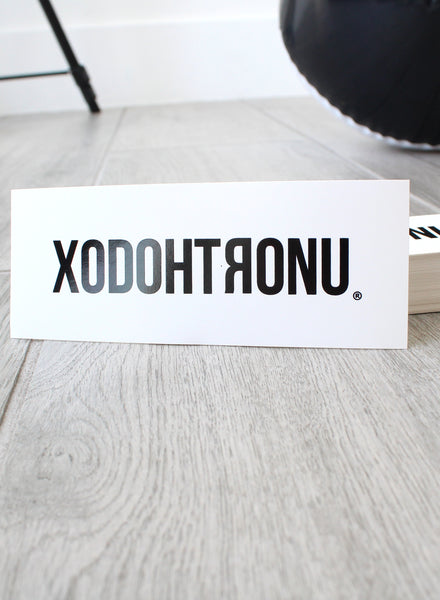 XODOHTRONU Word Logo Decorative Stickers [GEN 1]