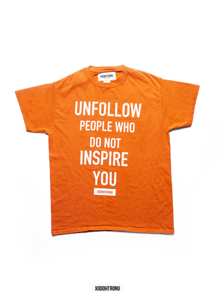 BT- Unfollow Tee Naranja [Medium] R7
