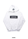 BT- White Front stamped hoodie [Medium] R8