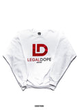 BT- Legal Dope White Crewneck (first ever LD item) [Medium] R7