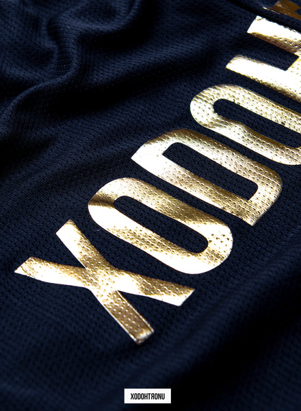 BT- Front Stamped Shorts Blk/Gold R8