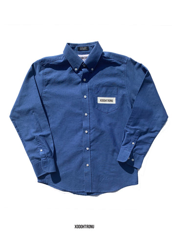 BT- Blue Button Down [xs/small] R13