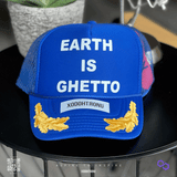 Earth Is Ghetto Trucker Hat- Go Blue [GEN 1] ONLY 10 AVAILABLE!