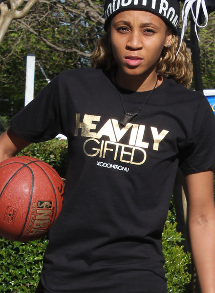 Heavily Gifted Black & Gold Tee  [Vault]